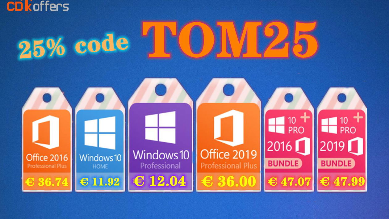Immagine di Windows Pro OEM a solo 12€ grazie a CDKoffers