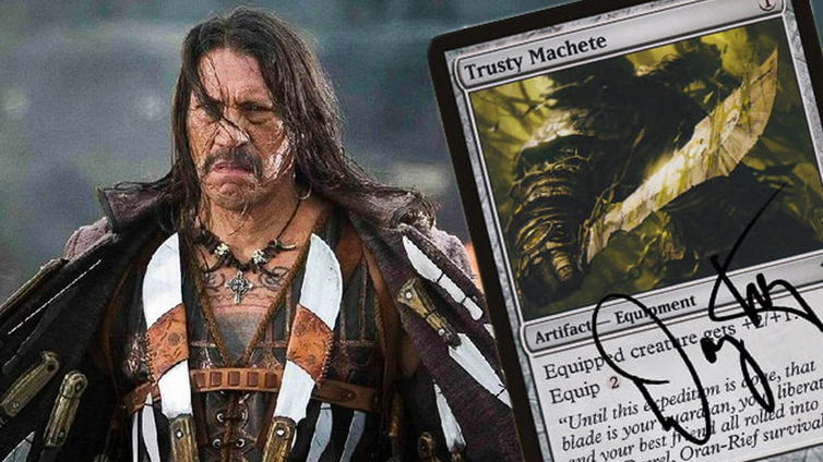 Immagine di Disponibile una carta di Magic autografata da Danny Trejo