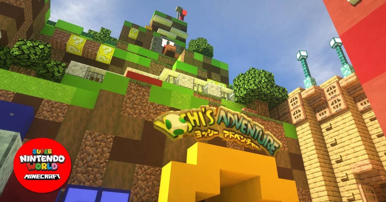 Immagine di Super Nintendo World: sarà possibile visitarli anche su Minecraft