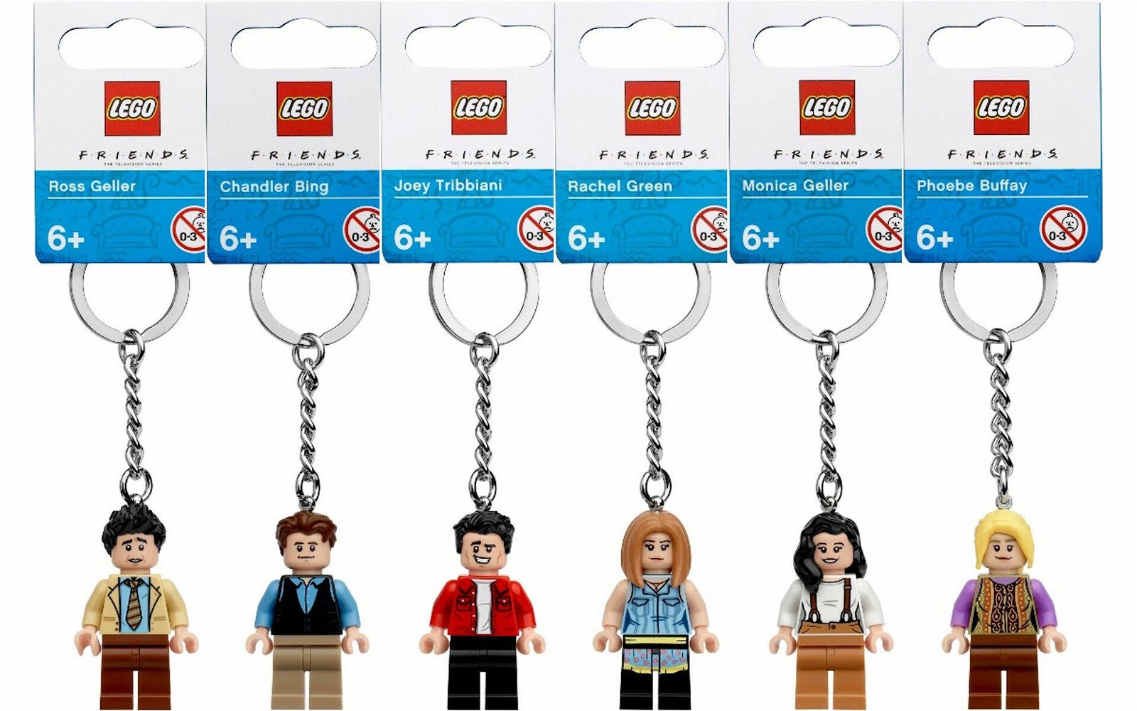 LEGO: disponibili per l'acquisto i portachiavi dei personaggi di
