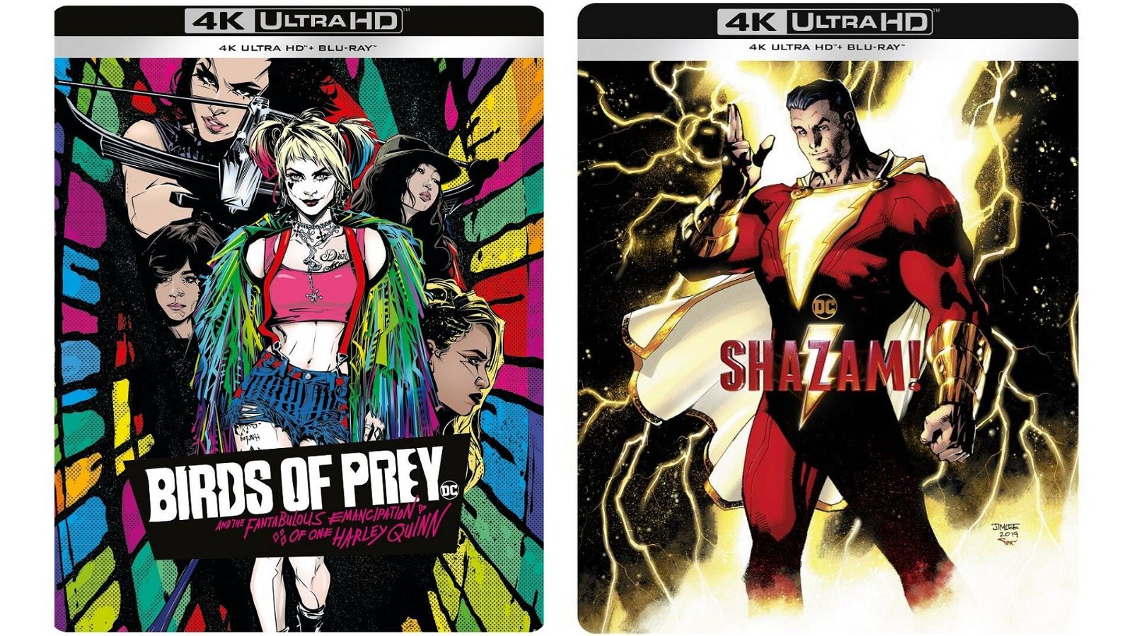 Immagine di Shazam! e Birds of Prey: arrivano le Comic Art Steelbook in 4K UHD