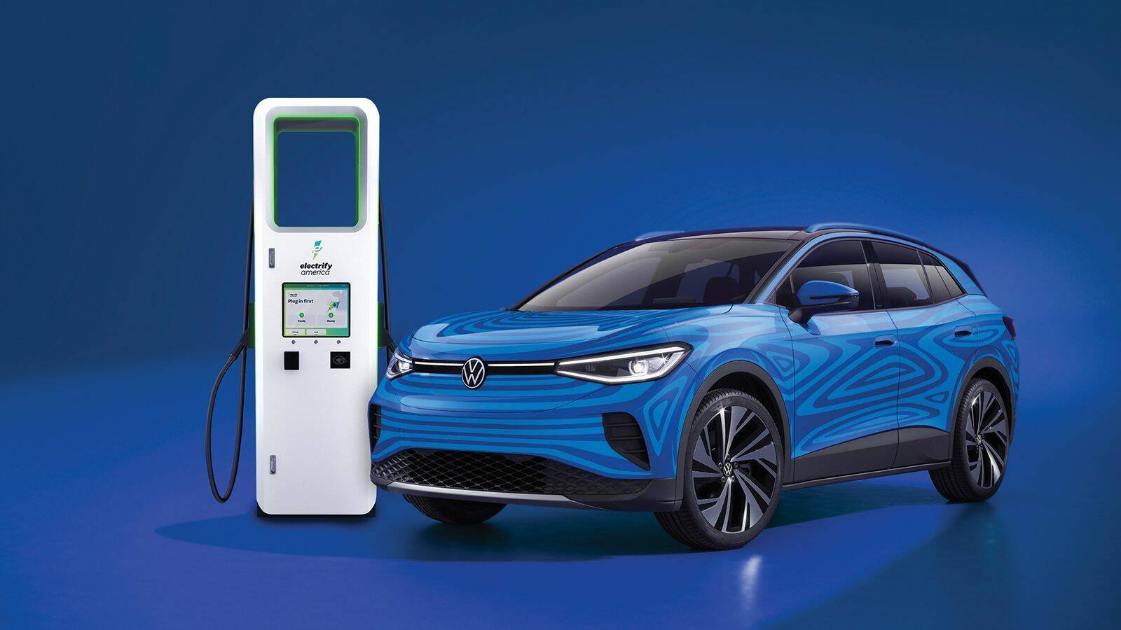 Immagine di Volkswagen è sicura: in futuro ricaricare l'auto elettrica sarà gratis
