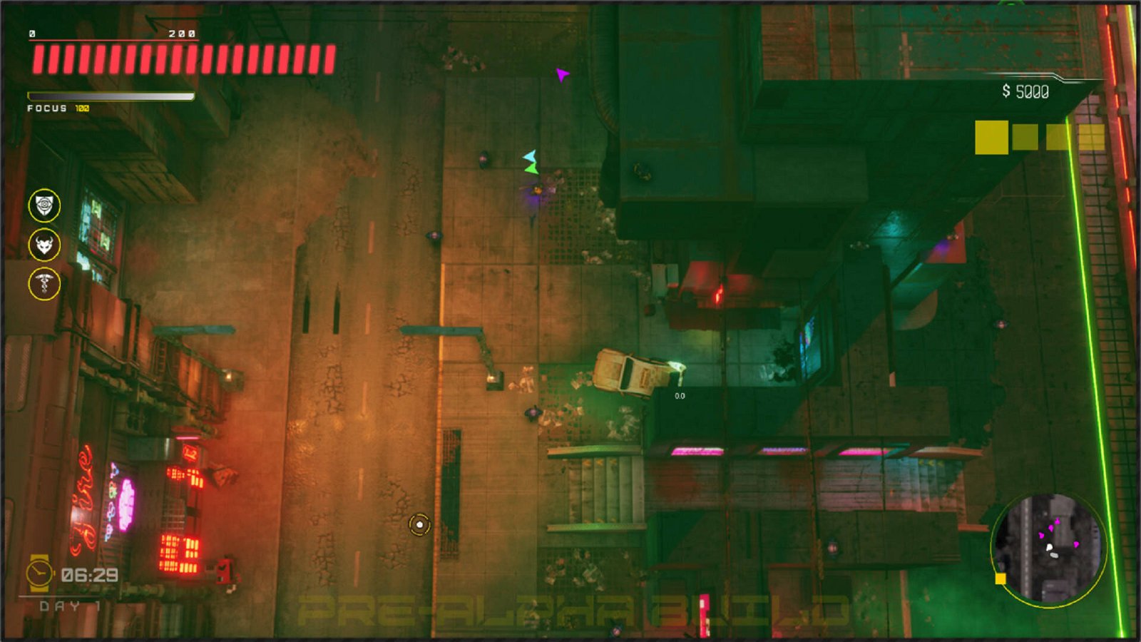 Immagine di GTA incontra Cyberpunk 2077 nel primo gameplay di Glitchpunk