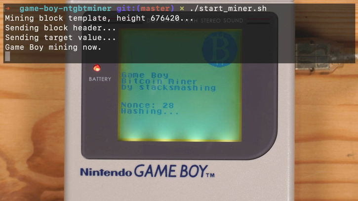 Immagine di Un GameBoy per minare Bitcoin? Sì, è possibile!