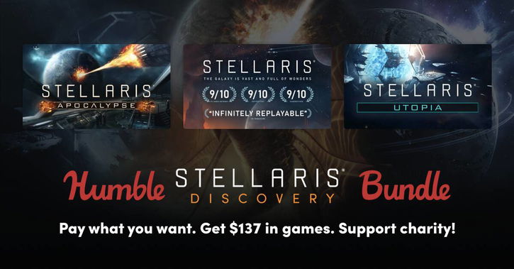 Immagine di Esplora lo spazio a un prezzo super grazie all'Humble Stellaris Discovery Bundle!