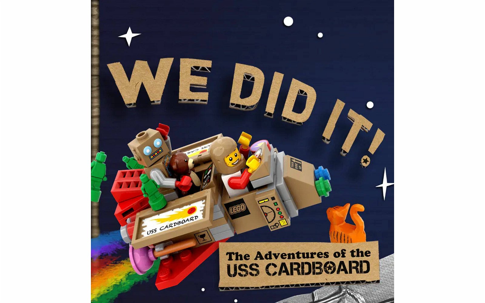 Immagine di LEGO ha annunciato il prossimo set GWP: The Adventures of the USS Cardboard