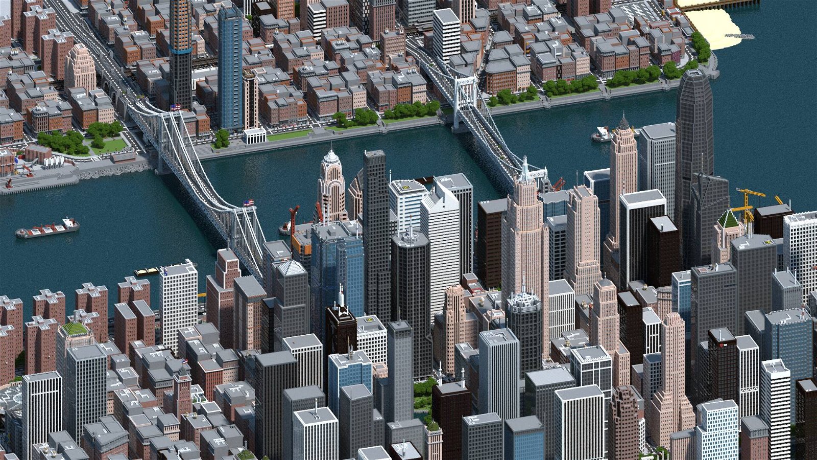 Immagine di Minecraft: un utente ha costruito una metropoli in tre anni, incredibile