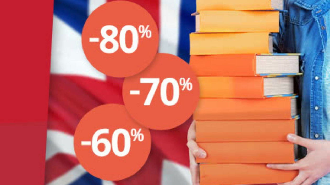 Immagine di Fino all'80% di sconto sui libri in lingua inglese su IBS!