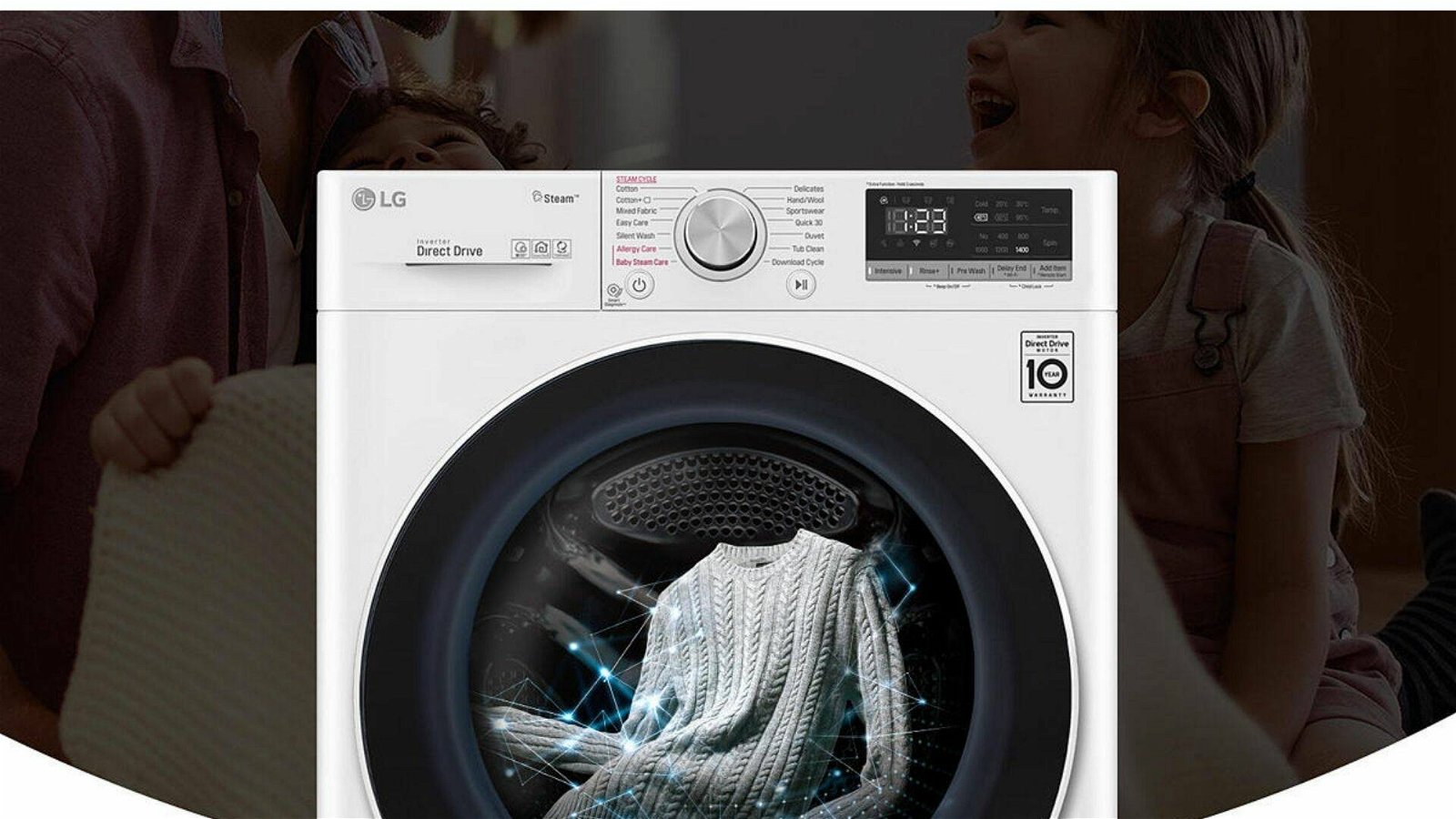 Immagine di Lavatrice smart LG da 9kg scontata di 680€ su Mediaworld