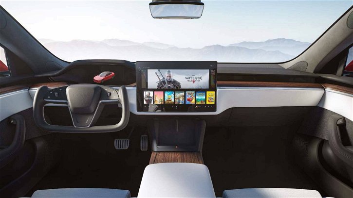 Immagine di Tesla aggiorna il volante a cloche con nuovi materiali