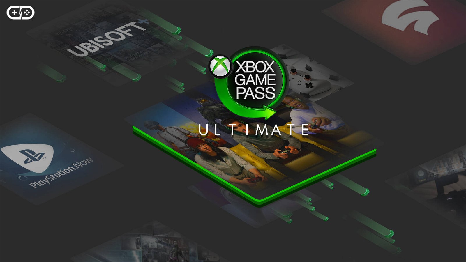 Immagine di Xbox Game Pass Ultimate vs PSNow, EA Play Pro, Ubisoft+ e Google Stadia