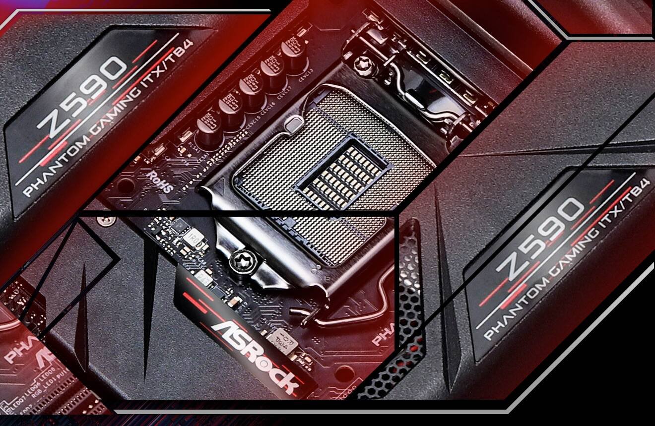 Immagine di ASRock, ecco una delle prime motherboard mini-ITX Z590 con Thunderbolt 4