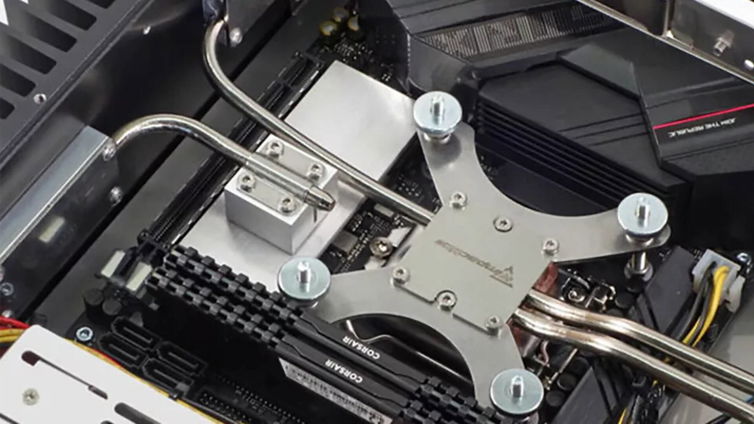 Immagine di Raffreddare SSD e chipset tramite heatpipe in un sistema fanless è ora realtà