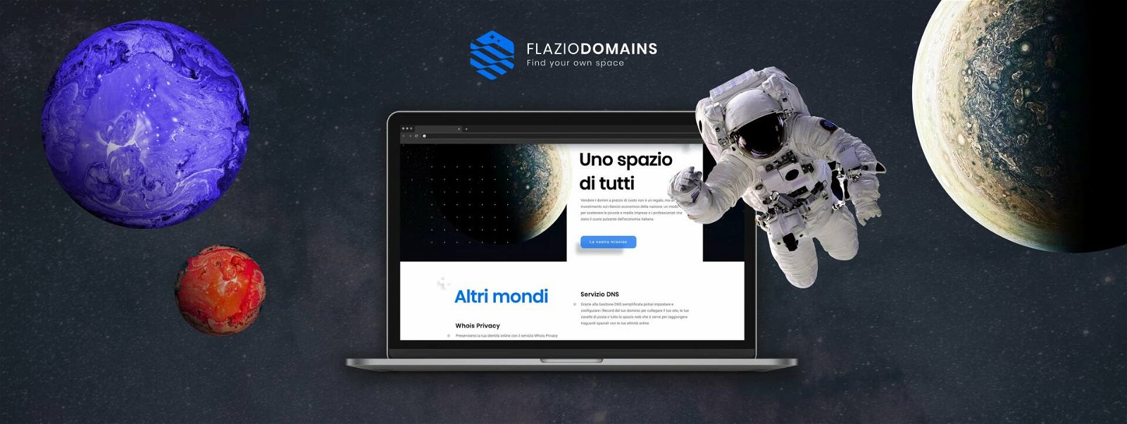 Immagine di Flazio lancia Domains, arrivano in Italia i domini più economici d’Europa