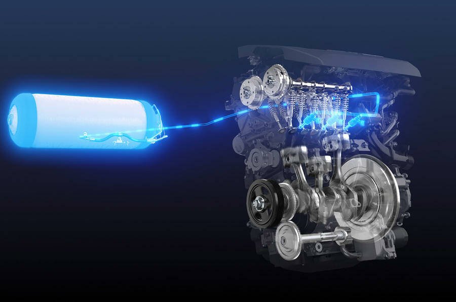 Immagine di Toyota presenta un motore a idrogeno per il trofeo endurance