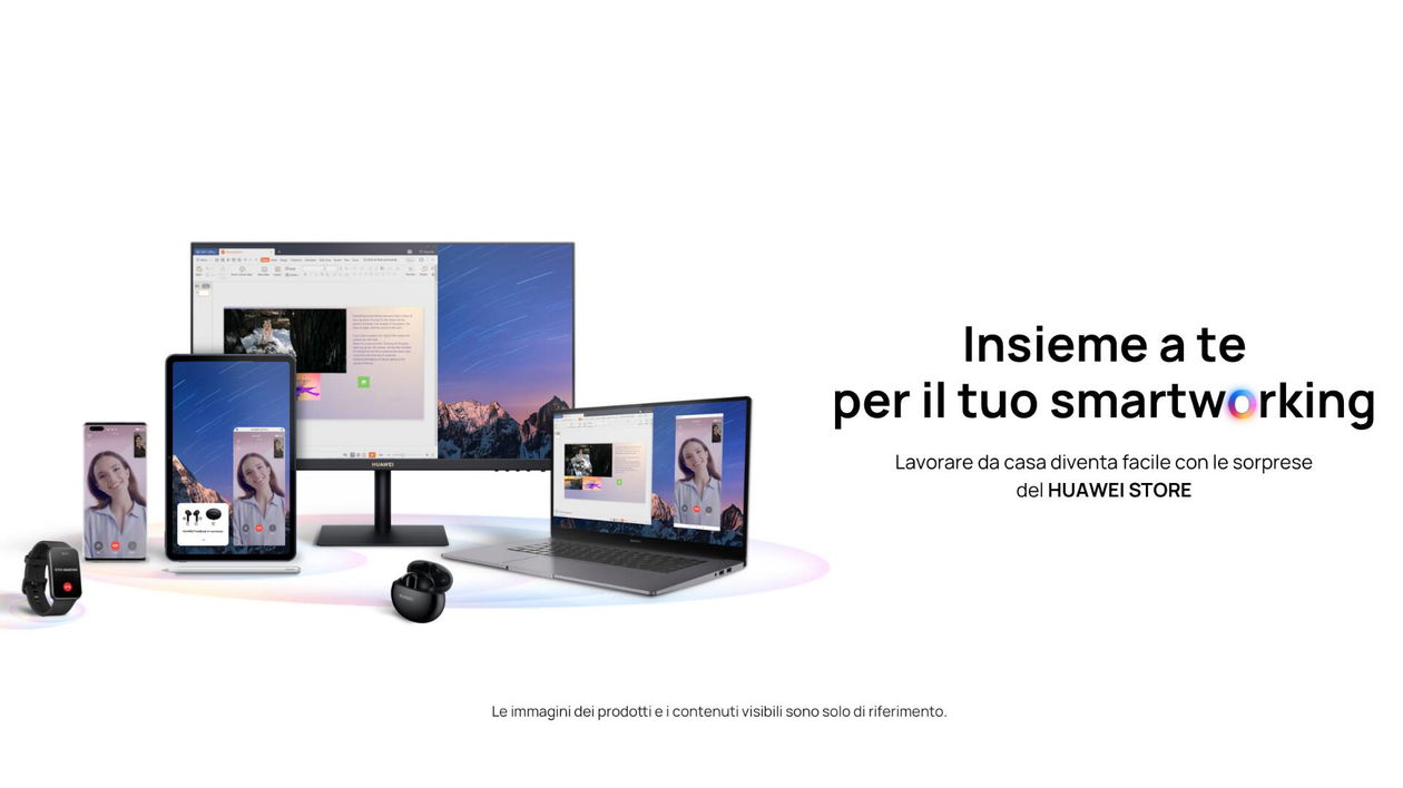 Immagine di Sconti fino al 47% nelle offerte smartworking di Huawei