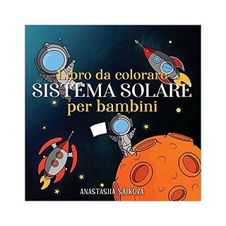 Immagine di Libro da colorare sistema solare per bambini