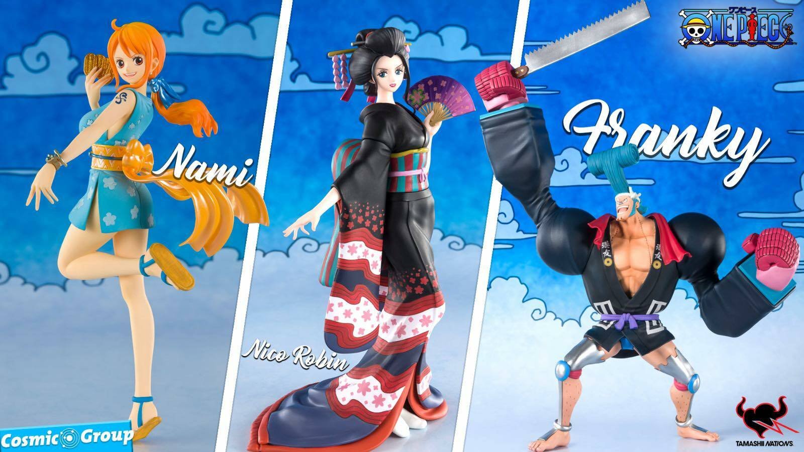 Immagine di One Piece: Nami, Nico Robin &amp; Franky Figuarts Zero: la recensione