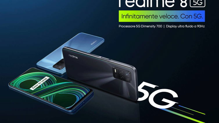 Immagine di realme 8 e realme 8 5G: stesso prezzo abbordabile, diverse specifiche