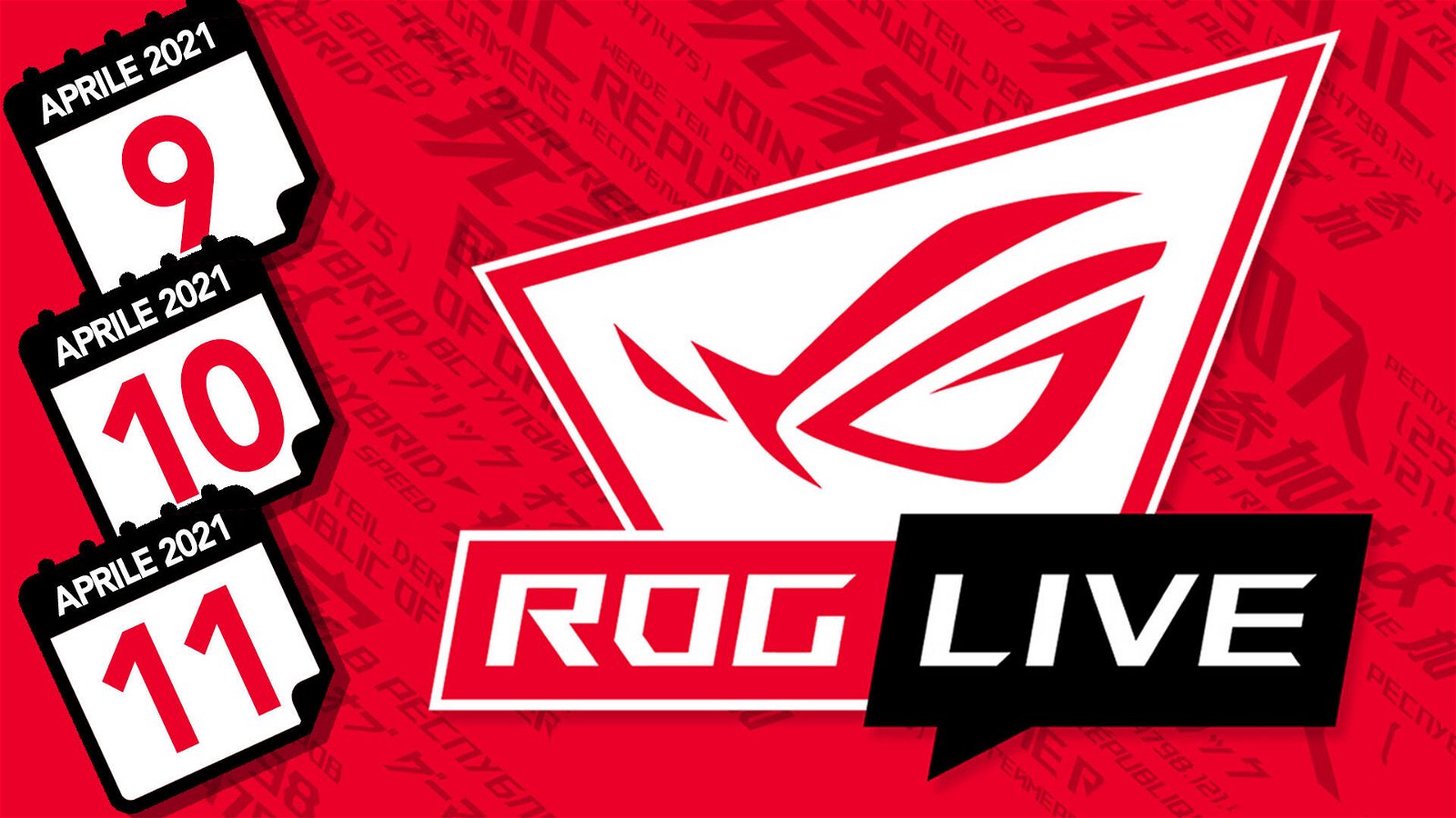 Immagine di ROG Live, segui con noi l'evento live su YouTube!
