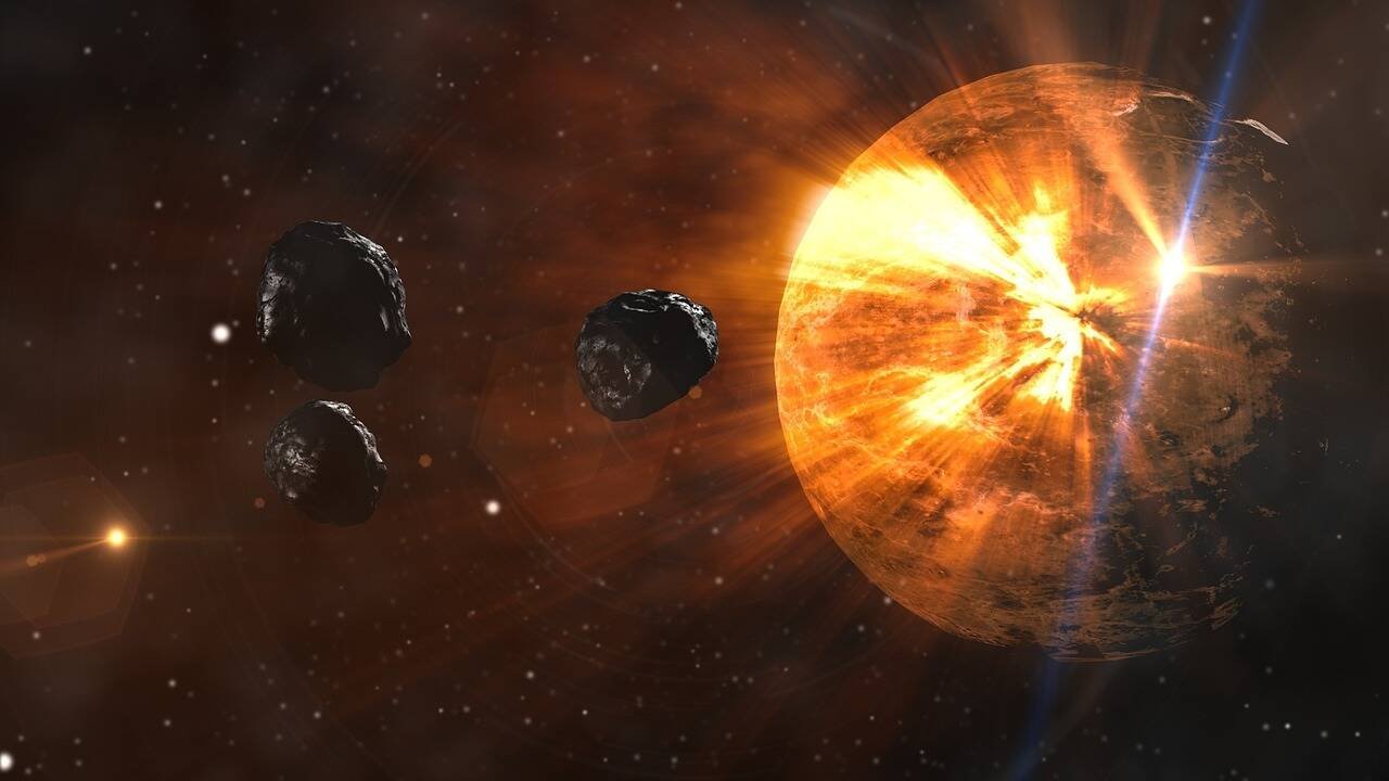 Immagine di È in corso una simulazione dell'impatto di un asteroide