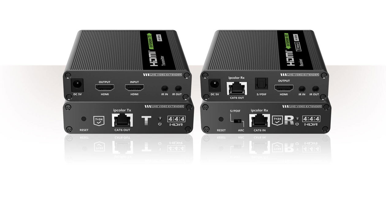 Immagine di Extender 4K HDMI by Techly con Connessione fino a 70m