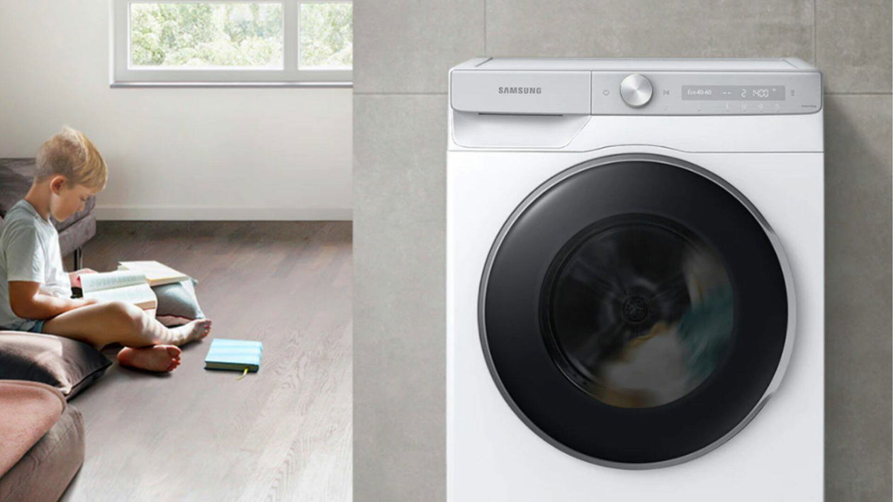 Immagine di Lavatrice smart Samsung da 8kg con 600€ di sconto da MediaWorld!