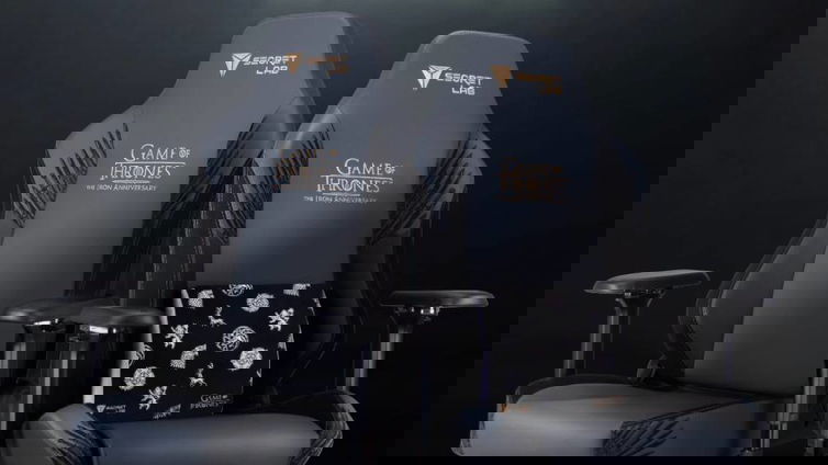 Immagine di Secretlab celebra i 10 anni di Game of Thrones con una sedia da gaming speciale