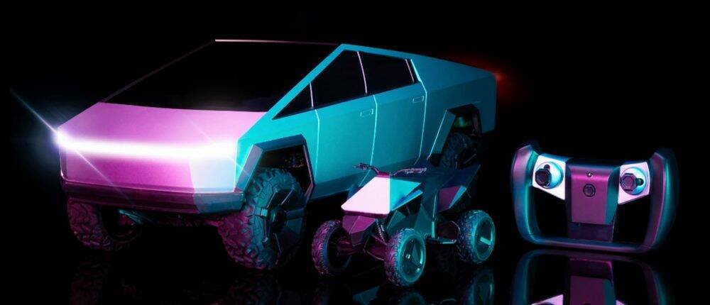 Immagine di Tesla Cybertruck e Cyberquad diventano un giocattolo grazie a Mattel