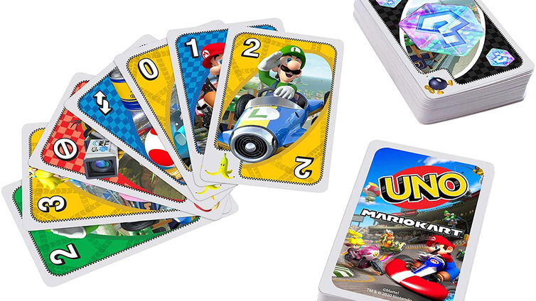 Immagine di Uno Mario Kart: il gioco di carte incontra Mario