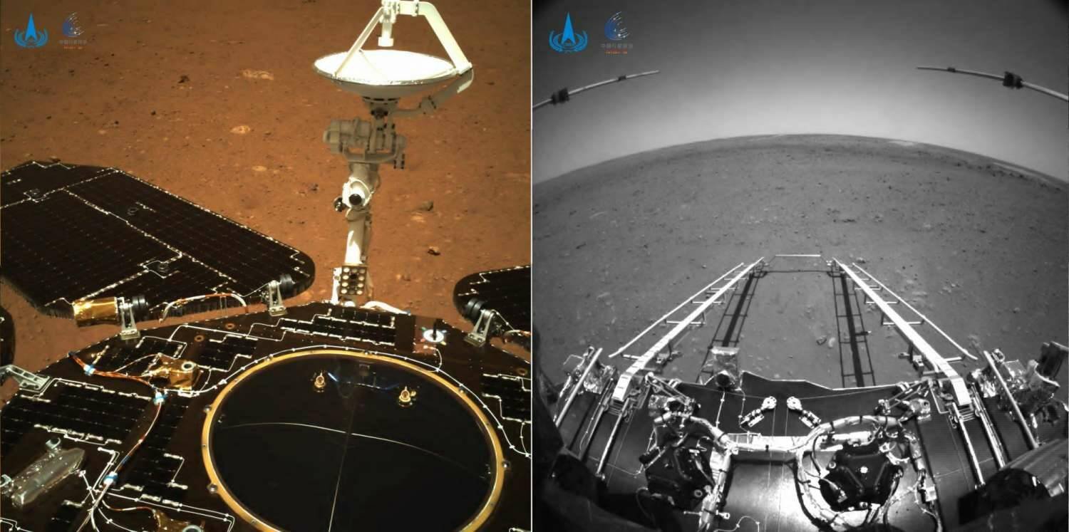 Immagine di Prime immagini dal rover cinese Zhurong su Marte
