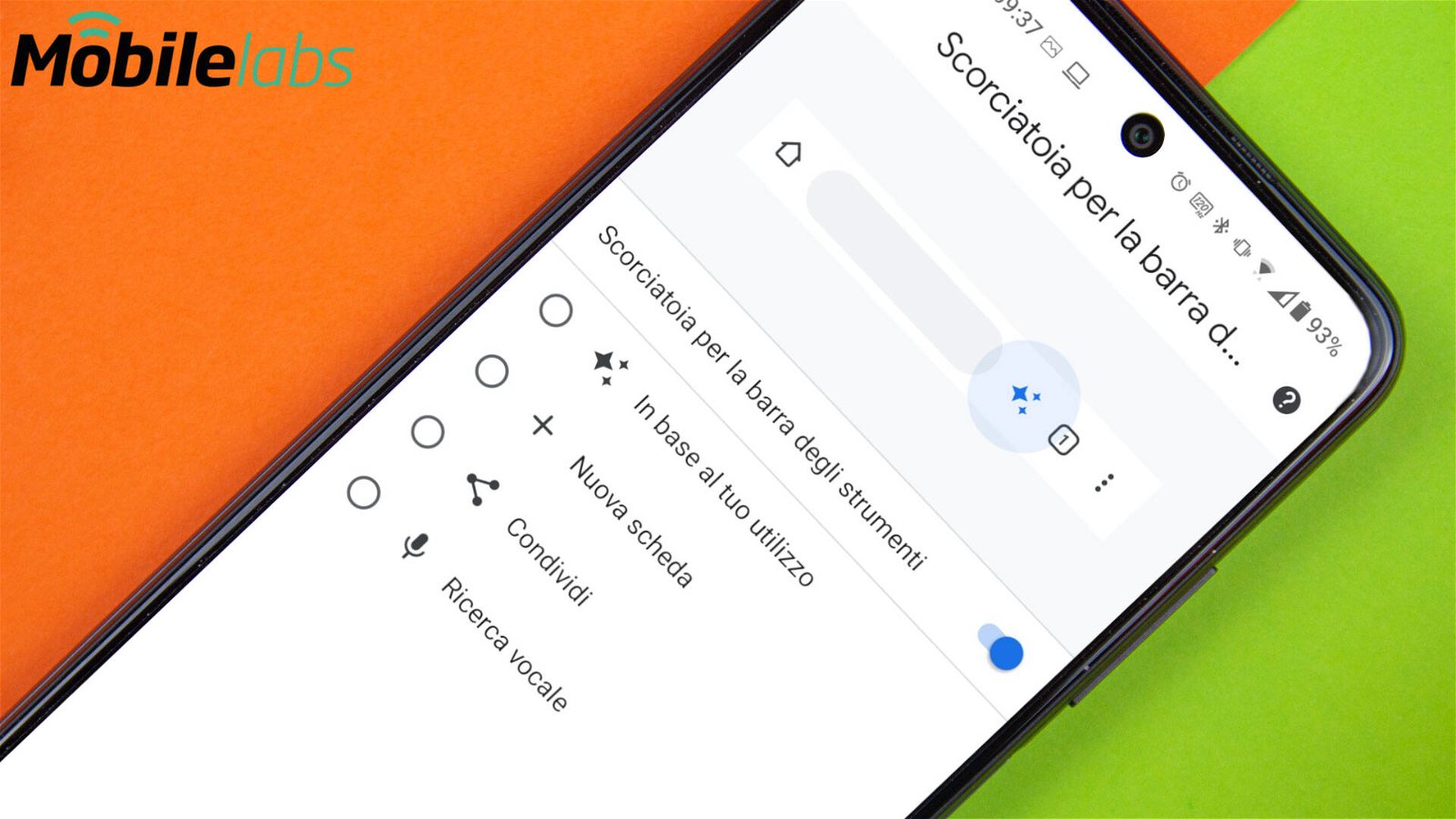 Immagine di Chrome per Android, come attivare il nuovo pulsante personalizzabile