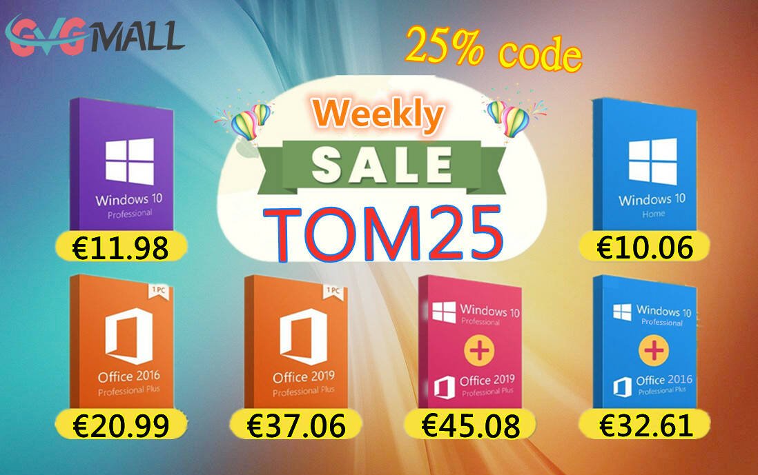 Immagine di Windows 10 Pro OEM a meno di 12 euro su GVGmall!