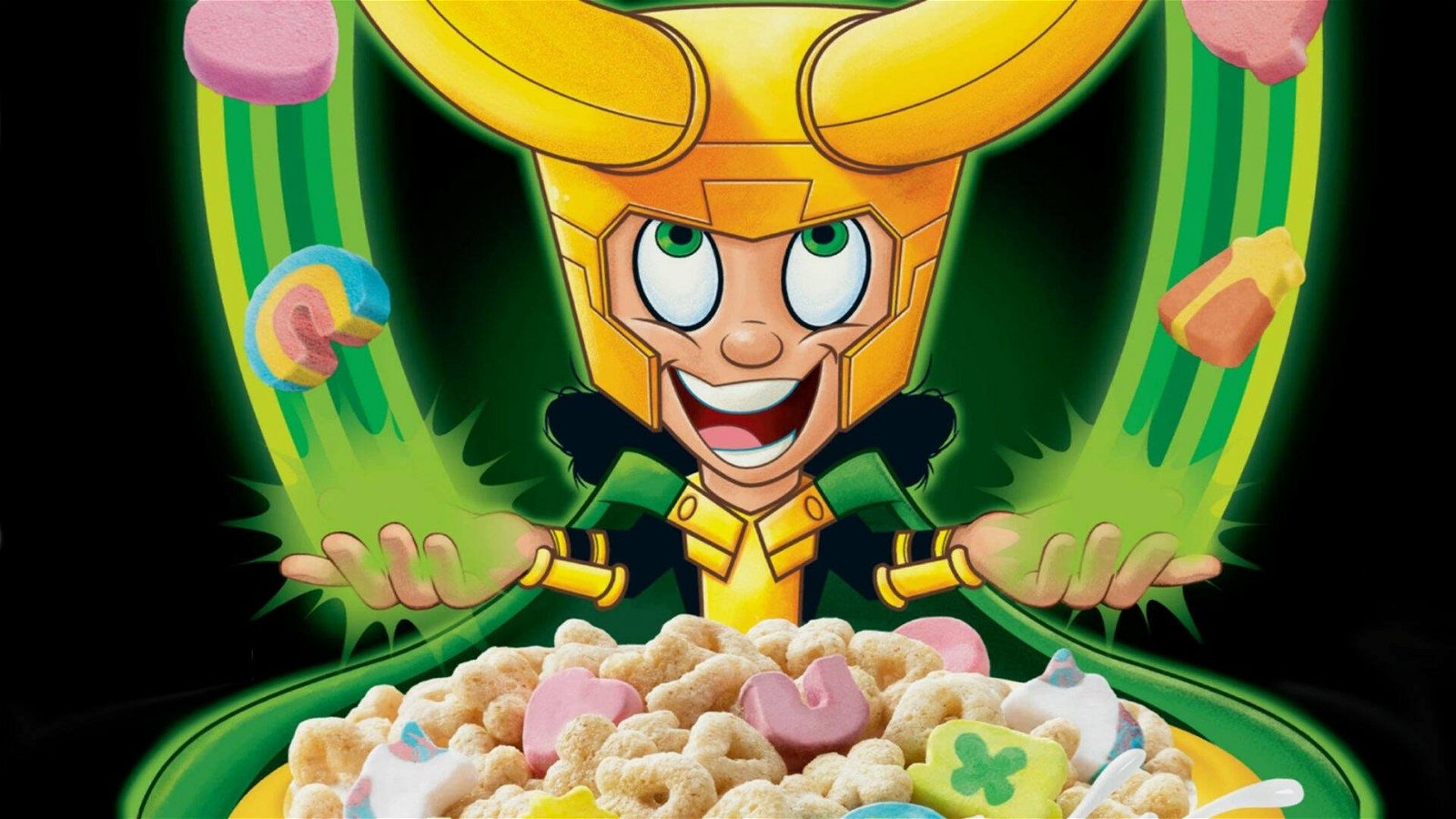 Immagine di Loki "boicotta" i cereali Lucky Charms