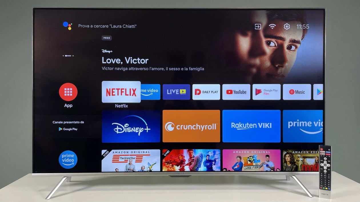 Immagine di METZ MUC7000, la smart TV con Android 10 che non ti aspetti