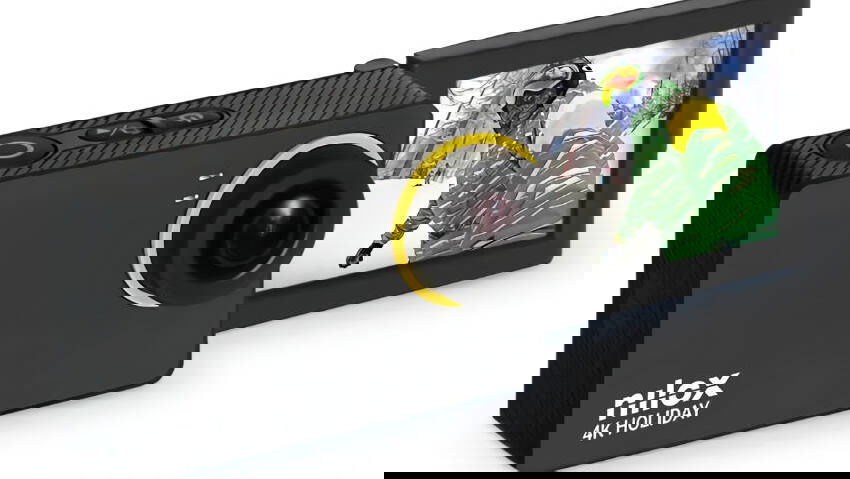 Immagine di Questa ottima action cam 4K costa solo 99€ e ha lo schermo ruotabile!