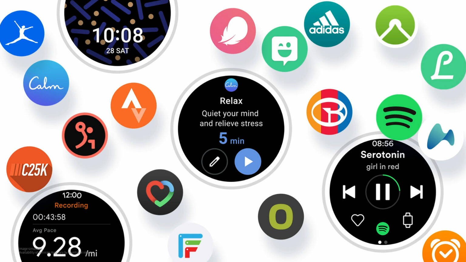 Immagine di One UI Watch, la skin per Wear OS che vedremo su Samsung Galaxy Watch 4