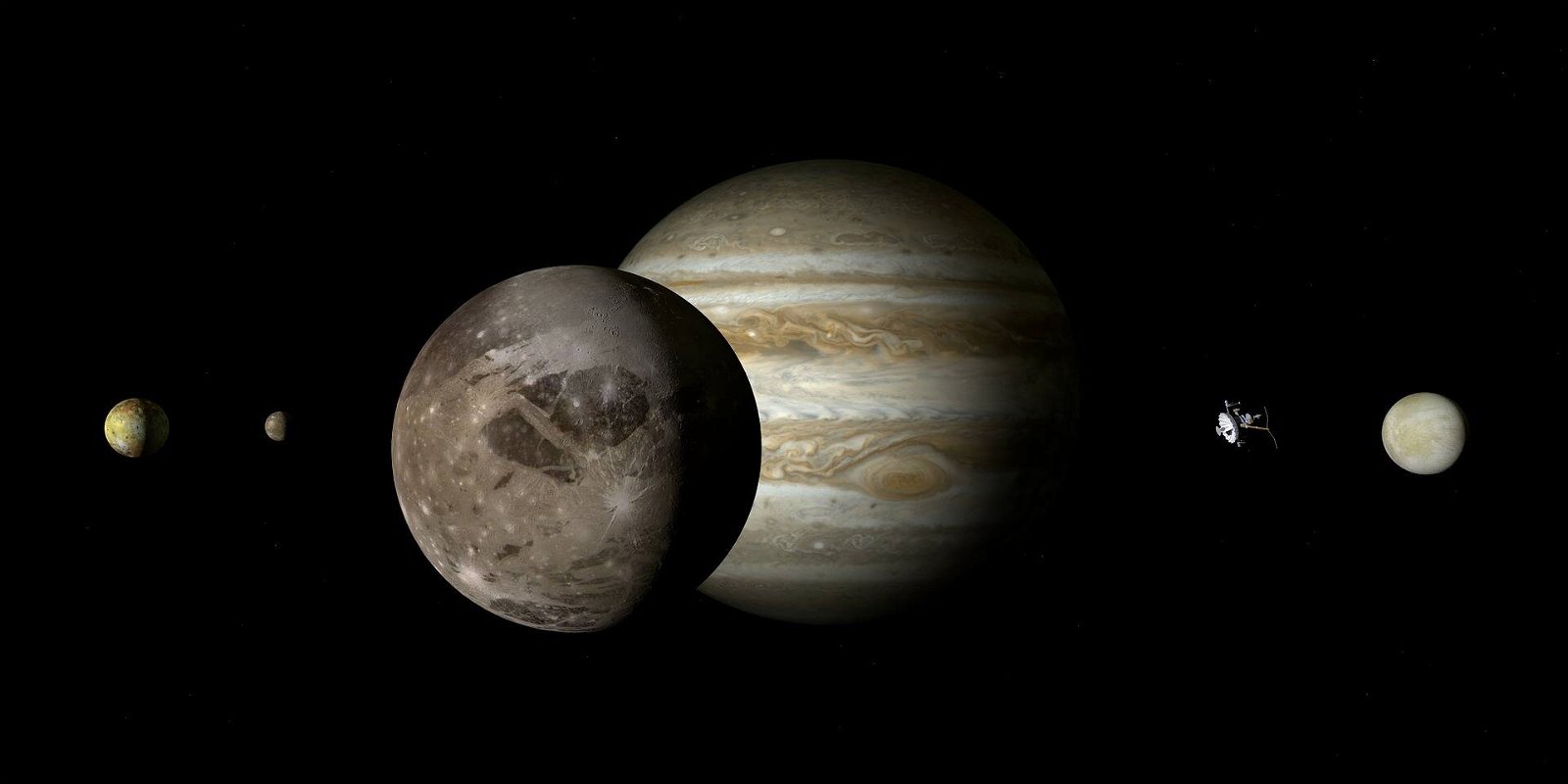 Immagine di La sonda NASA Juno sarà nei pressi di Ganimede lunedì