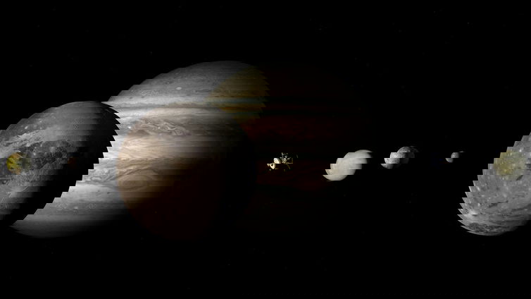 Immagine di La sonda NASA Juno sarà nei pressi di Ganimede lunedì