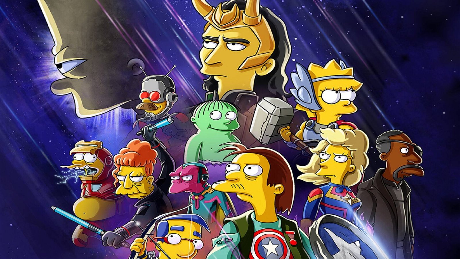 Immagine di The Good, The Bart, and The Loki: i Simpson incontrano Loki e il Marvel Cinematic Universe