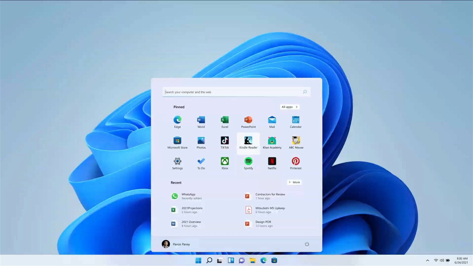 Immagine di Windows 11, la prima preview build è disponibile per il download