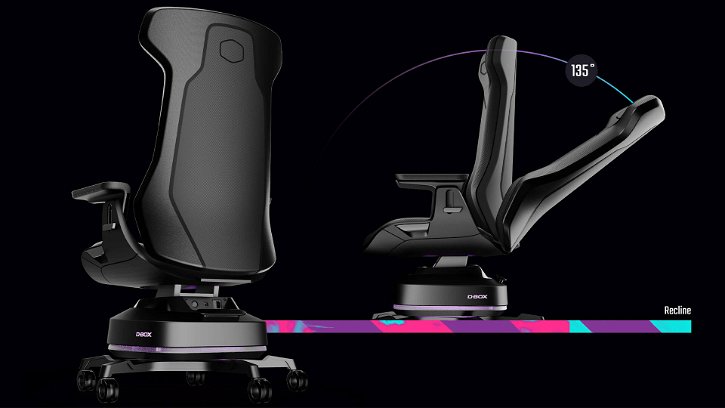 Immagine di Cooler Master presenta la sedia che simula l'esperienza del cinema 4D