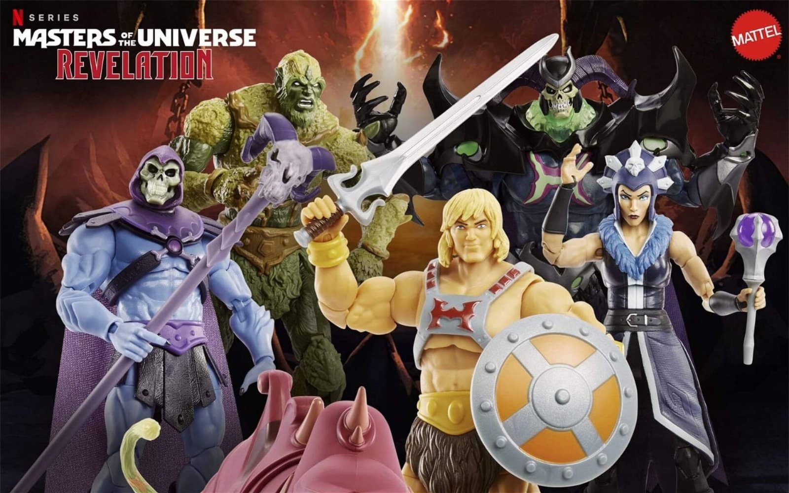Immagine di Masters of the Universe: Revelation, le action figure di Mattel
