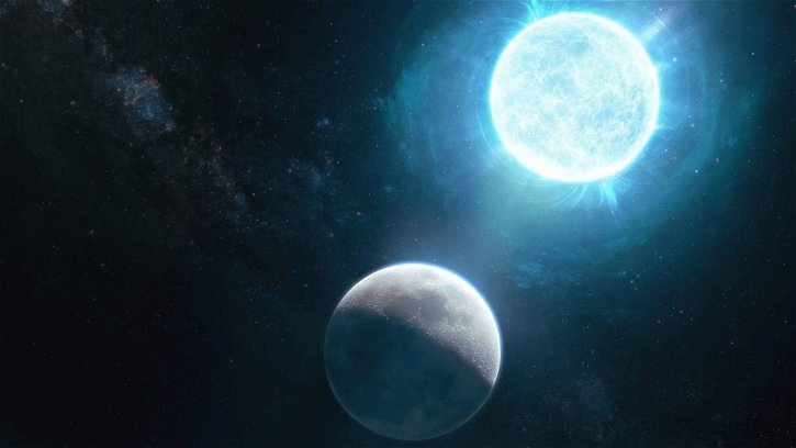 Immagine di Osservati per la prima volta i detriti di un pianeta inghiottiti da una nana bianca