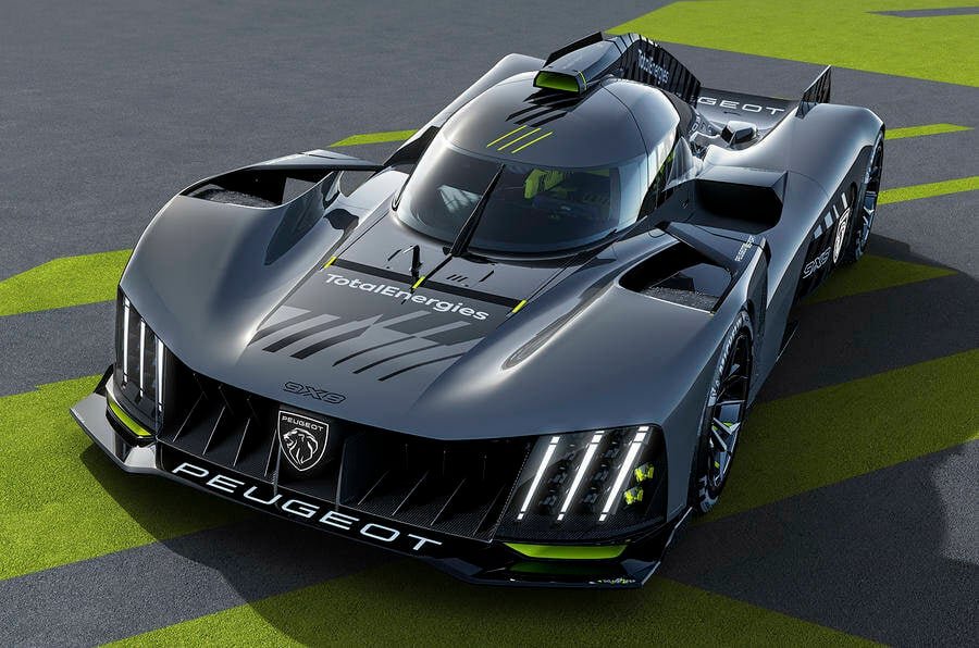 Immagine di Peugeot svela la hypercar ibrida pensata per Le Mans 2022