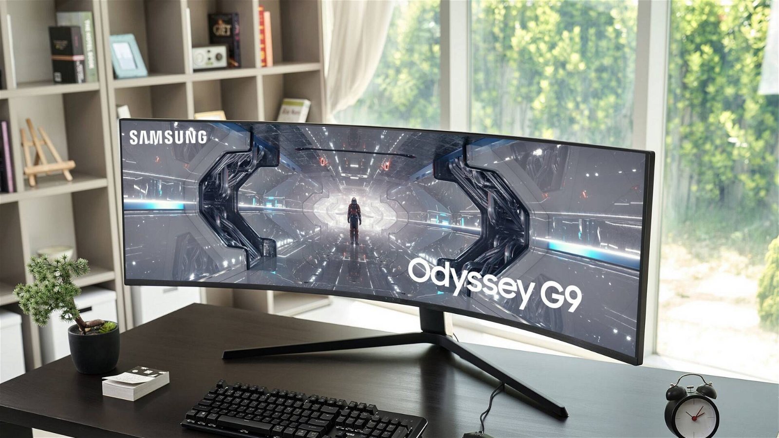 Immagine di Amazon: monitor gaming curvo Samsung Odyssey G9 scontato di 240€!