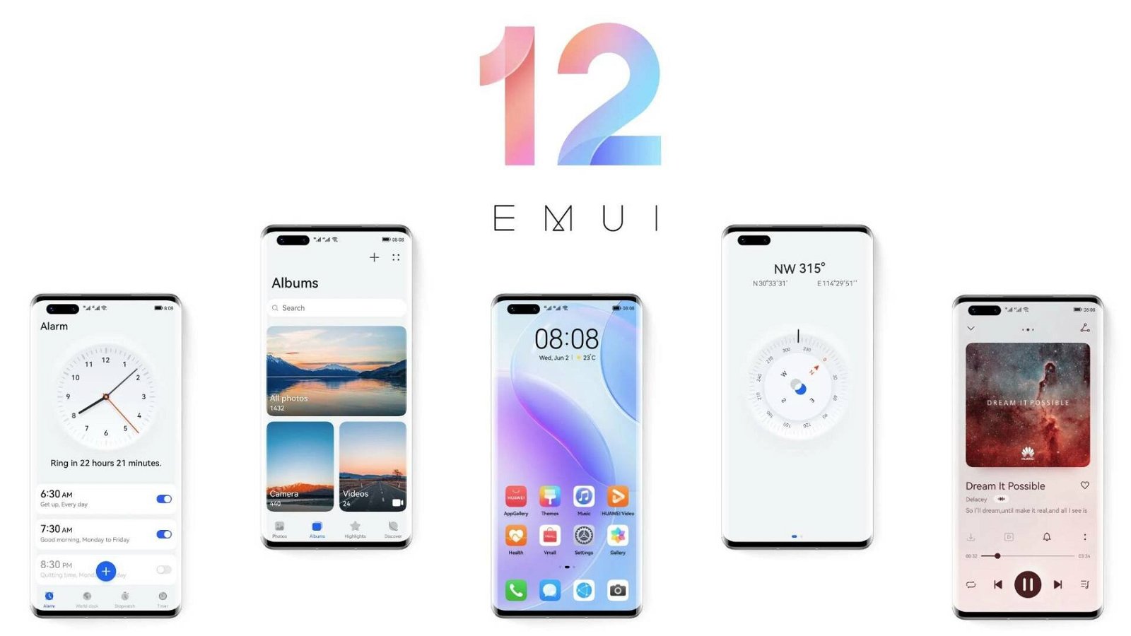 Immagine di EMUI 12, ecco gli smartphone Huawei che la riceveranno e quando