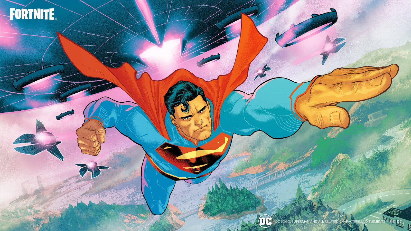 Immagine di Fortnite, Superman si aggiunge al cast del Battle Royale