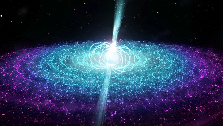 Immagine di L'esplosione di una stella morta ha scagliato le particelle a velocità cosmiche
