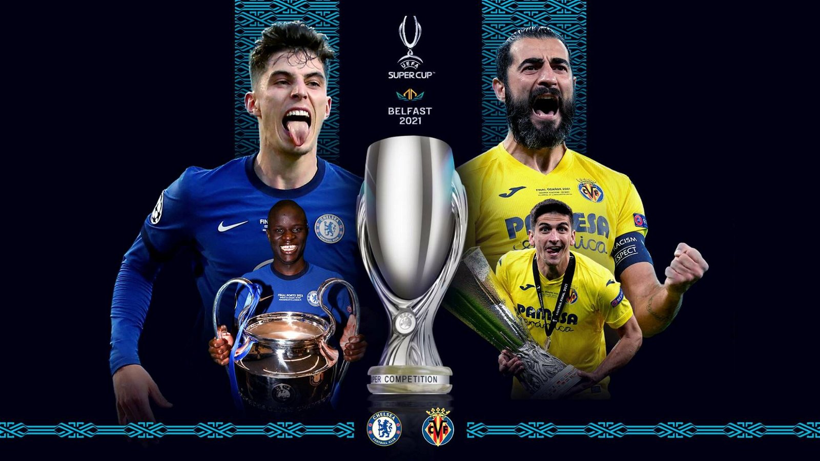 Immagine di UEFA Super Cup: Chelsea - Villarreal in esclusiva su Amazon Prime Video